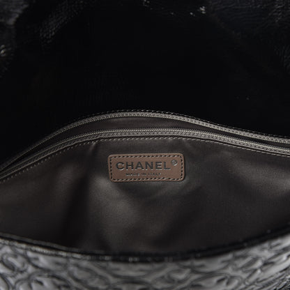 Chanel Vinyl Rock In Moscow Single Flap Black 7 of 9