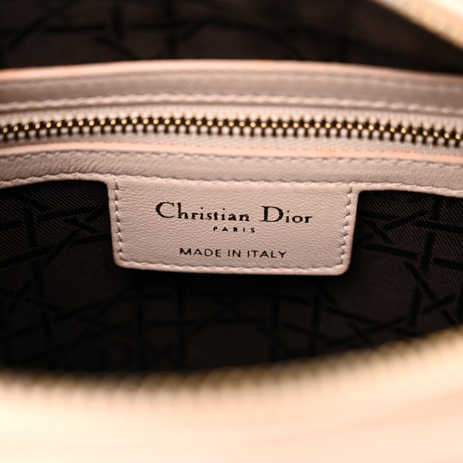 Christian Dior Lambskin Cannage Medium Lady Dior Light Pink 6 of 15