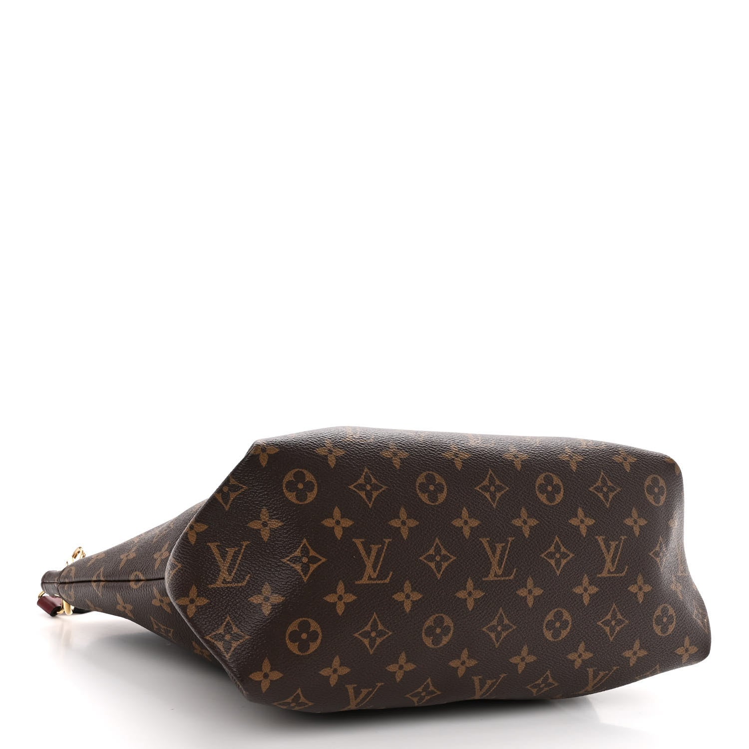 Louis Vuitton Monogram Flower Zipped Tote MM Bordeaux 4 of 10