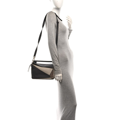Loewe Calfskin Small Puzzle Bag Brown Dark Taupe 2 of 9
