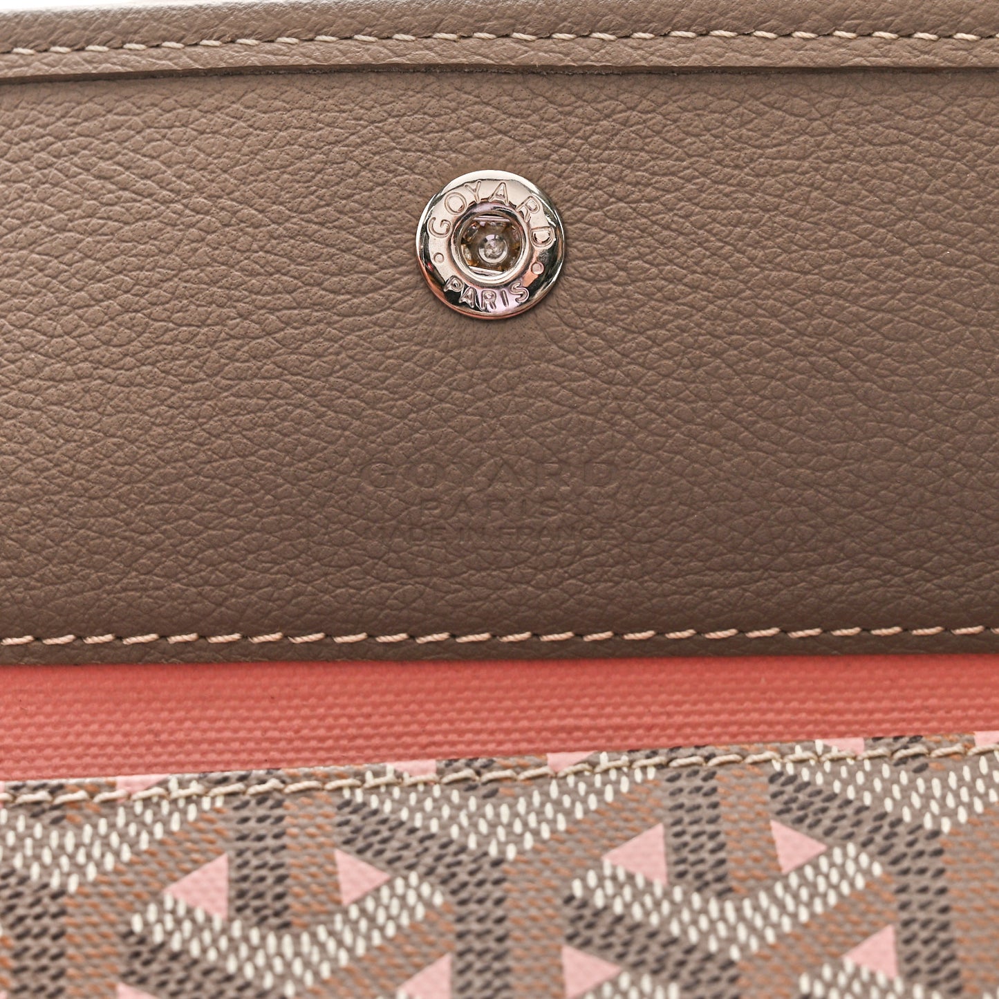 Goyardine Saint Louis Claire Voie PM Grege Powder Pink