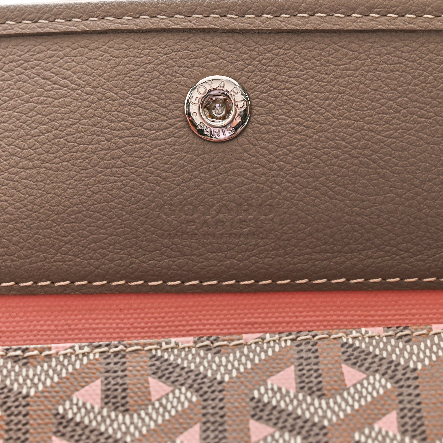 Goyard Goyardine Saint Louis Claire Voie PM Grege Powder Pink 7 of 13
