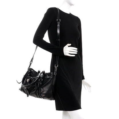 Burberry Calfskin Dallinger Satchel Black 2 of 9
