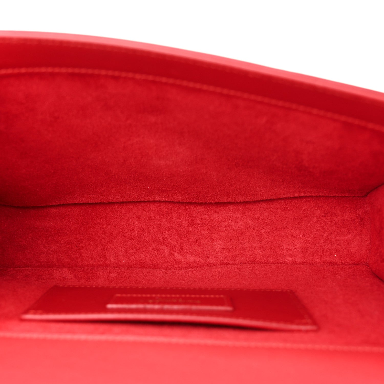 Saint Laurent Smooth Calfskin Medium Classic Monogram Kate Tassel Satchel Lipstick Red 5 of 13