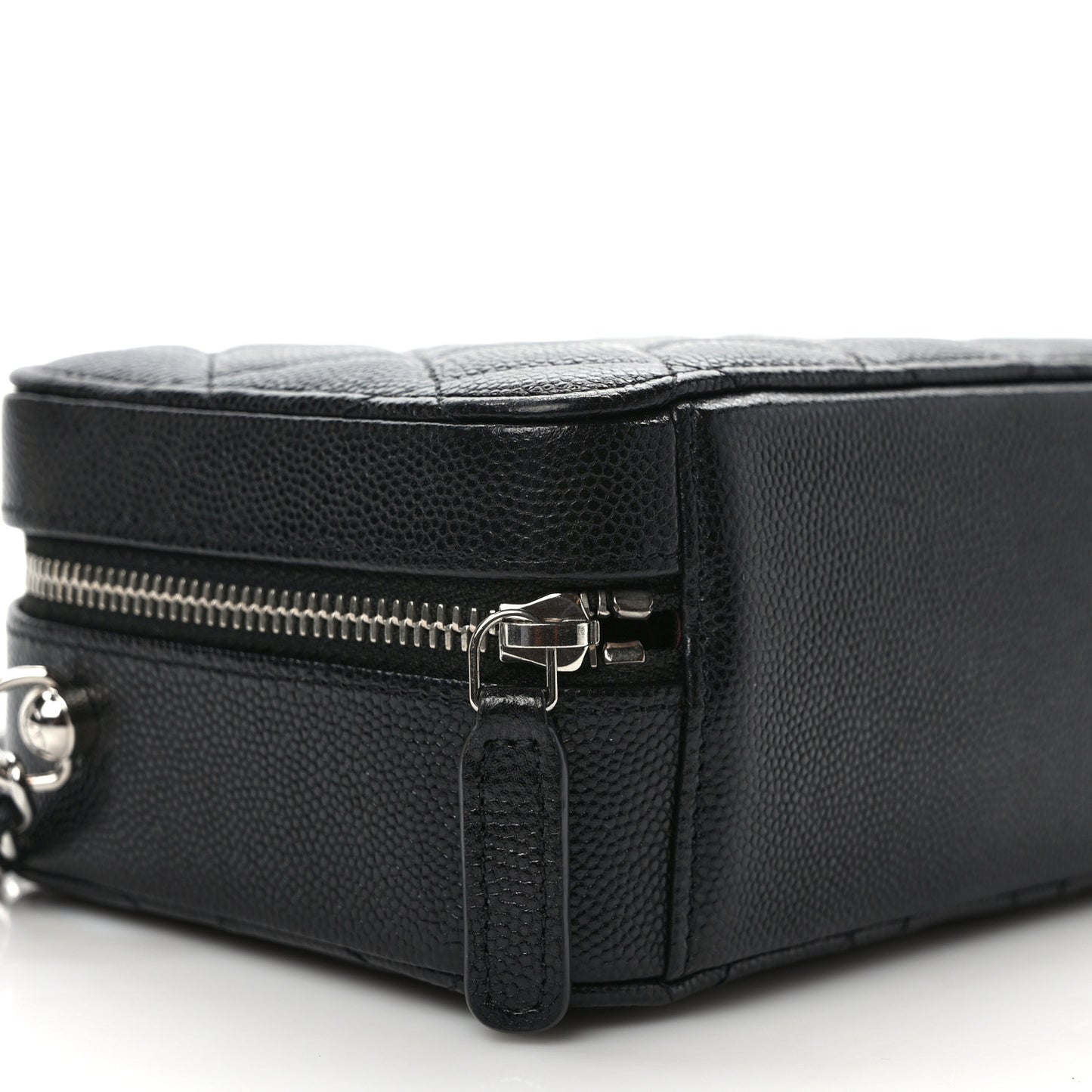 Caviar Quilted Camera Bag Black