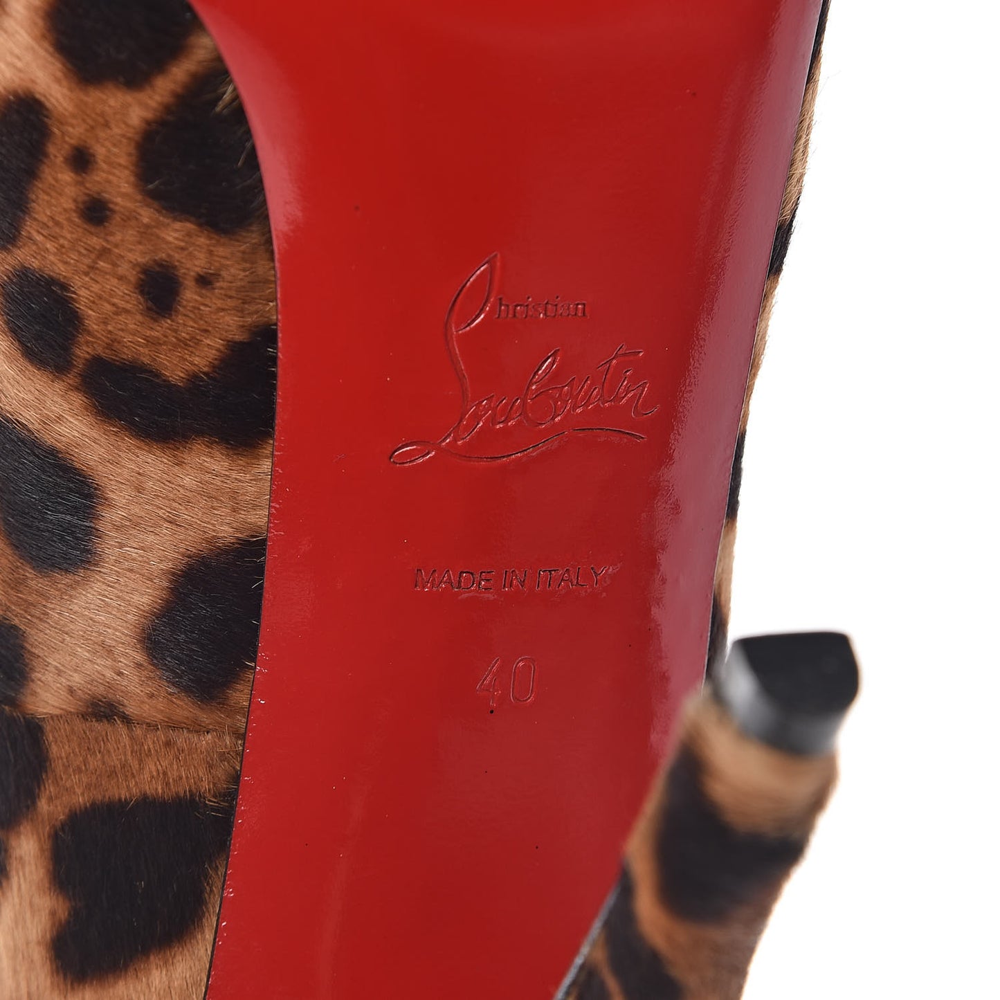 Calf Hair Leopard Very Prive 120 Pumps 40