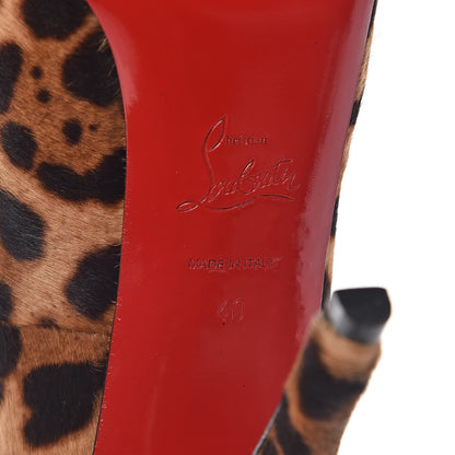Christian Louboutin Calf Hair Leopard Very Prive 120 Pumps 40 6 of 8