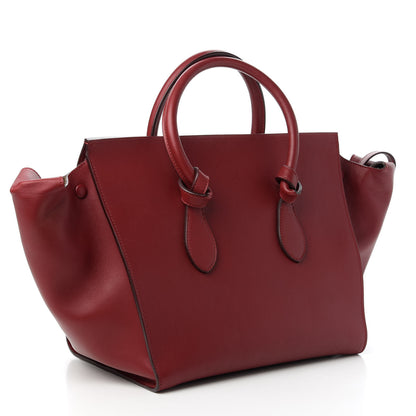 Celine Smooth Calfskin Small Tie Knot Tote Red 3 of 10