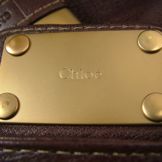 Chloe Leather Paddington XXL Chocolate 8 of 11