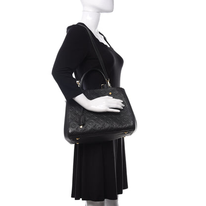 Louis Vuitton Empreinte Montaigne MM Black 2 of 11