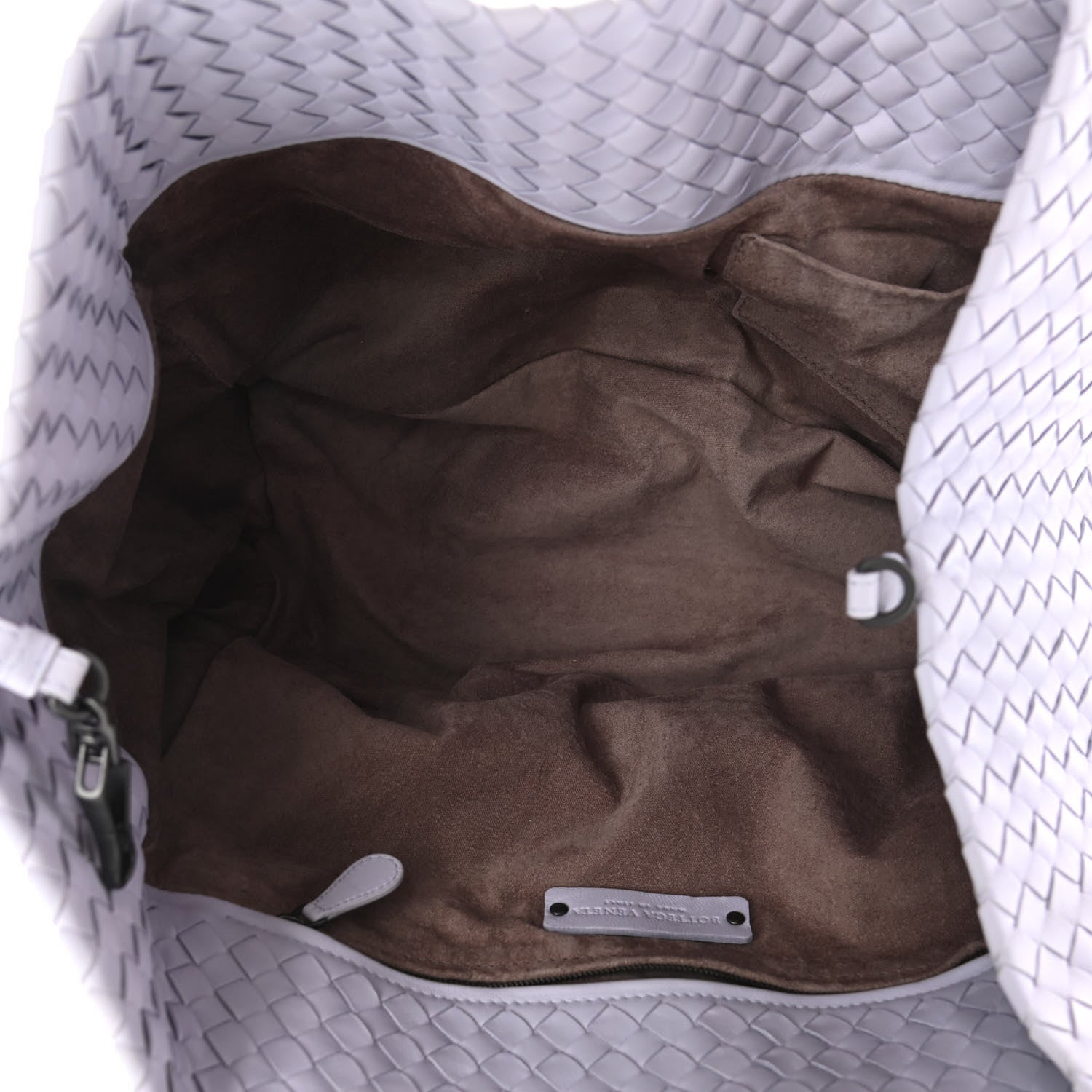 Bottega Veneta Nappa Intrecciato Medium Seamless Tote Oyster Lilac 4 of 5