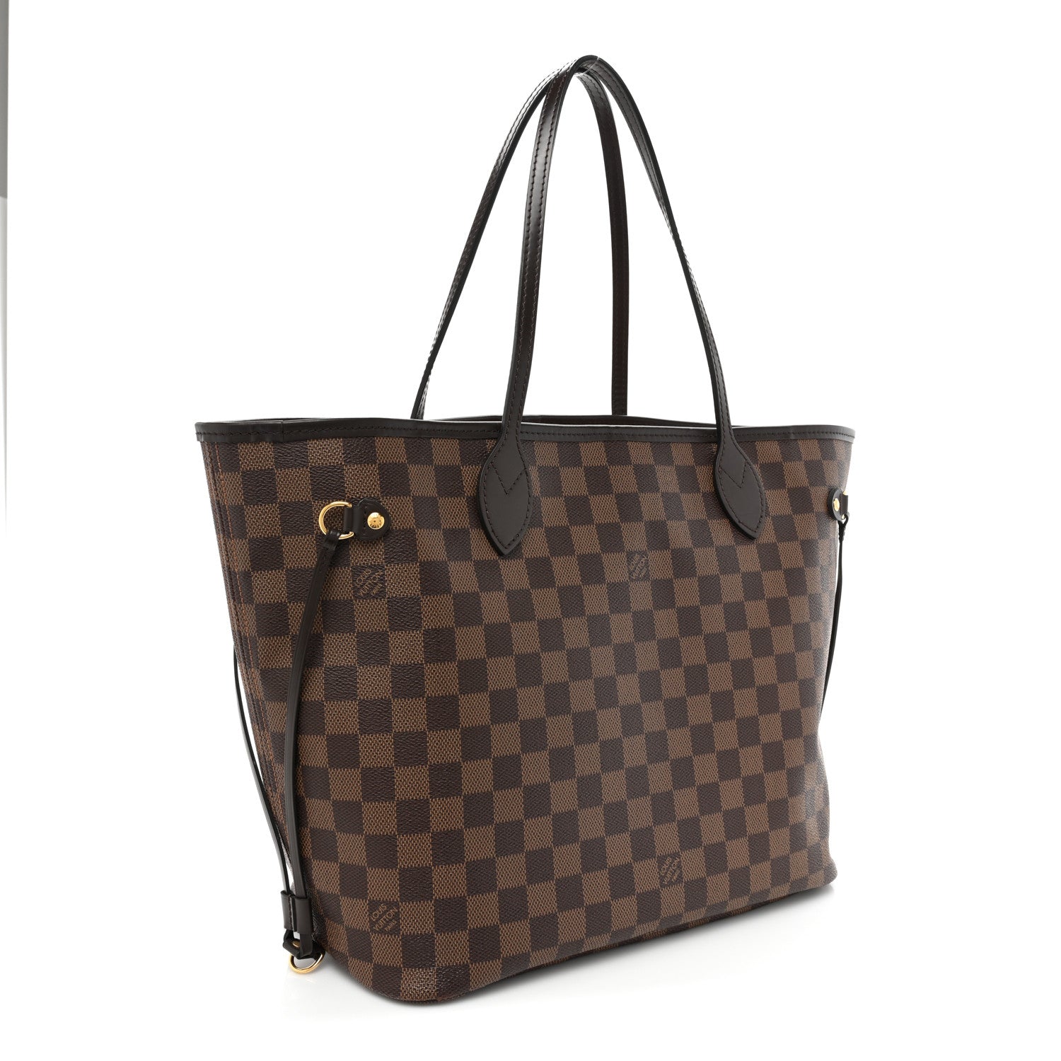 Louis Vuitton Damier Ebene Neo Neverfull MM Rose Ballerine 3 of 15