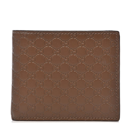 Gucci Microguccissima Bi-Fold Wallet Acero 1 of 8