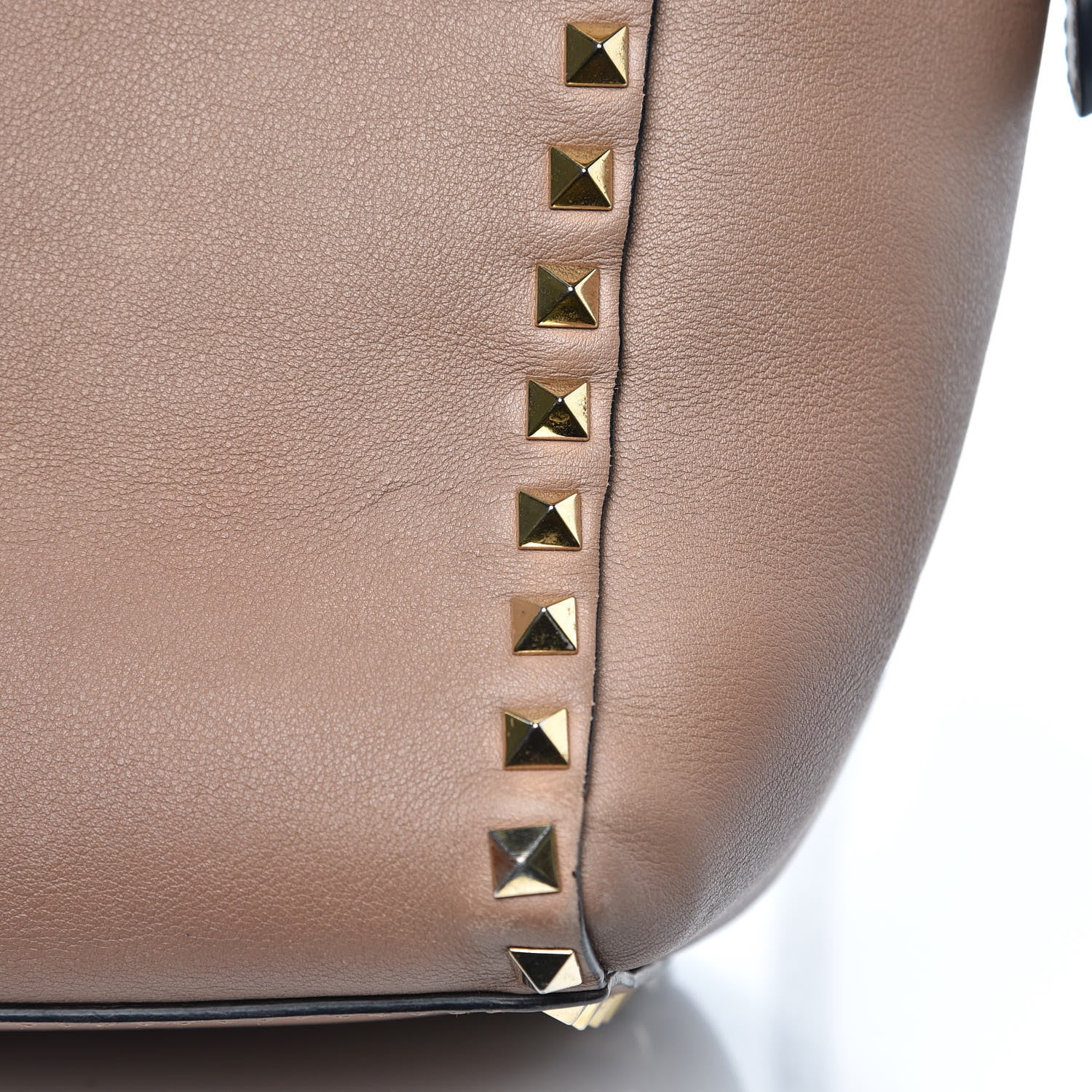 Valentino Garavani Vitello Rockstud Double Handle Tote Alpaca 8 of 18