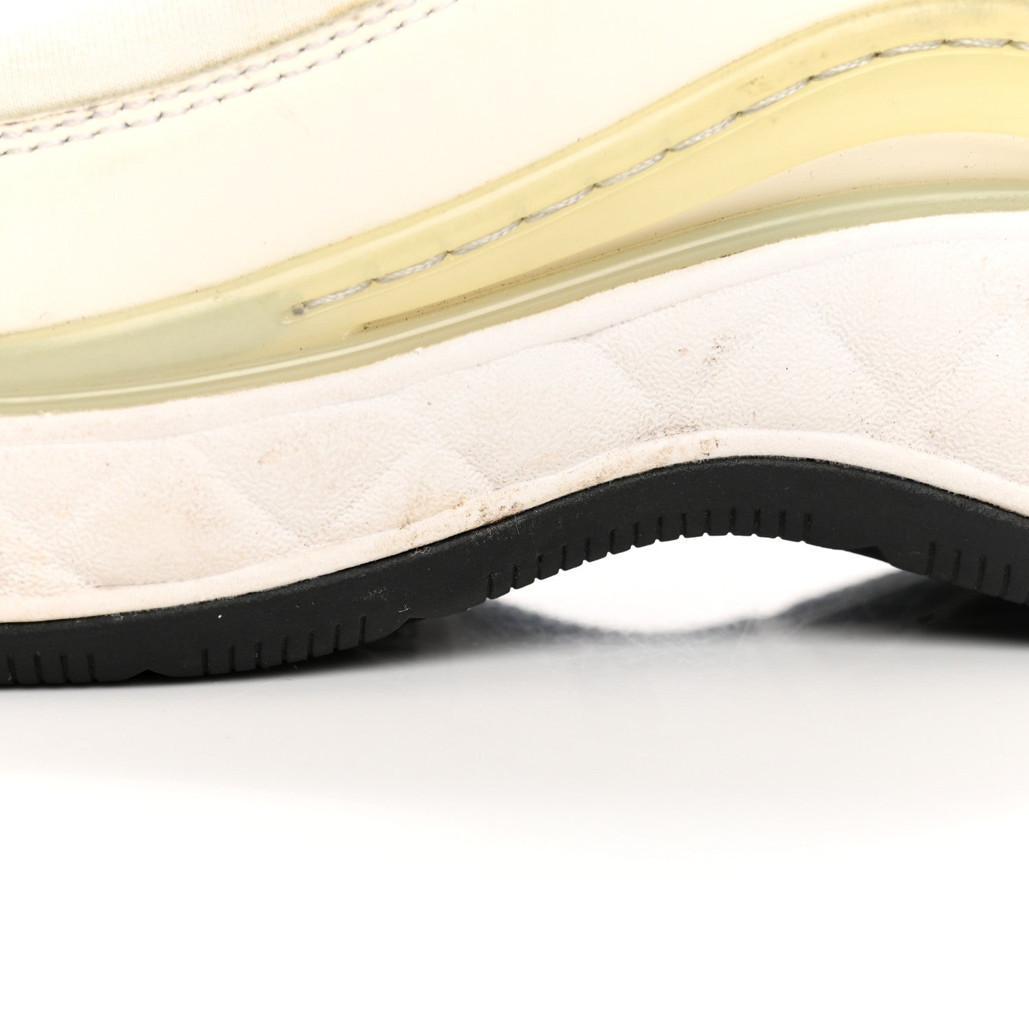 Chanel Velvet Calfskin Mixed Fibers CC Sneakers 36 Ivory Black 12 of 22