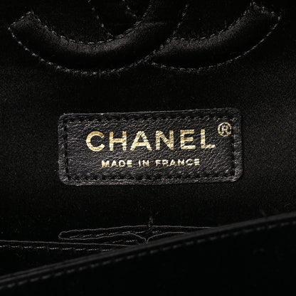 Chanel Satin Sequin Medium Paris Shanghai Double Flap Green 6 of 11
