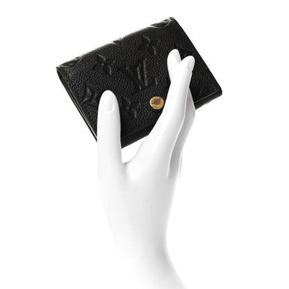 Louis Vuitton Empreinte Business Card Holder Black 2 of 6