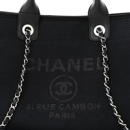 Chanel Mixed Fibers Small Deauville Tote Black 9 of 11