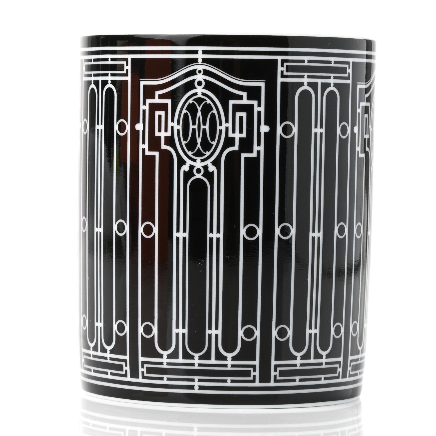 Hermes Porcelain H Deco Mug N°2 Black 2 of 8