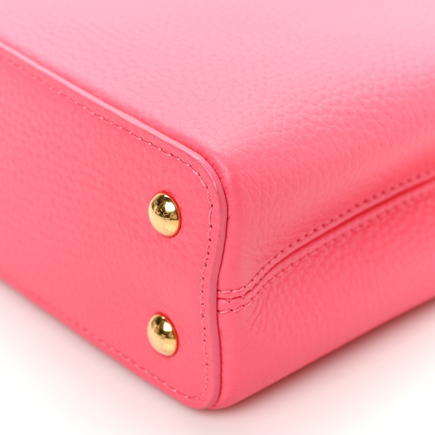 Louis Vuitton Taurillon Capucines Mini Dragon Fruit Pink Cedrat 8 of 8