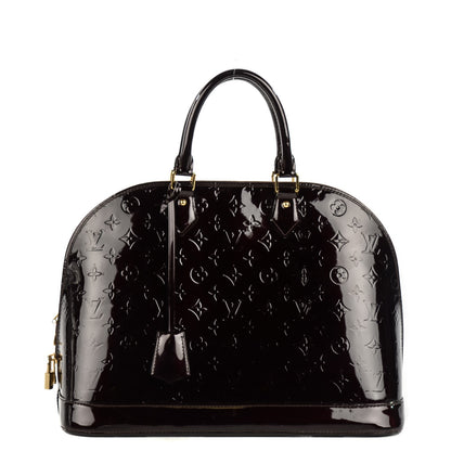 Louis Vuitton Vernis Alma GM Amarante 1 of 7