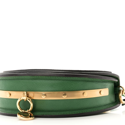 Chloe Calfskin Small Nile Bracelet Minaudiere Bag Deep Pine 9 of 9