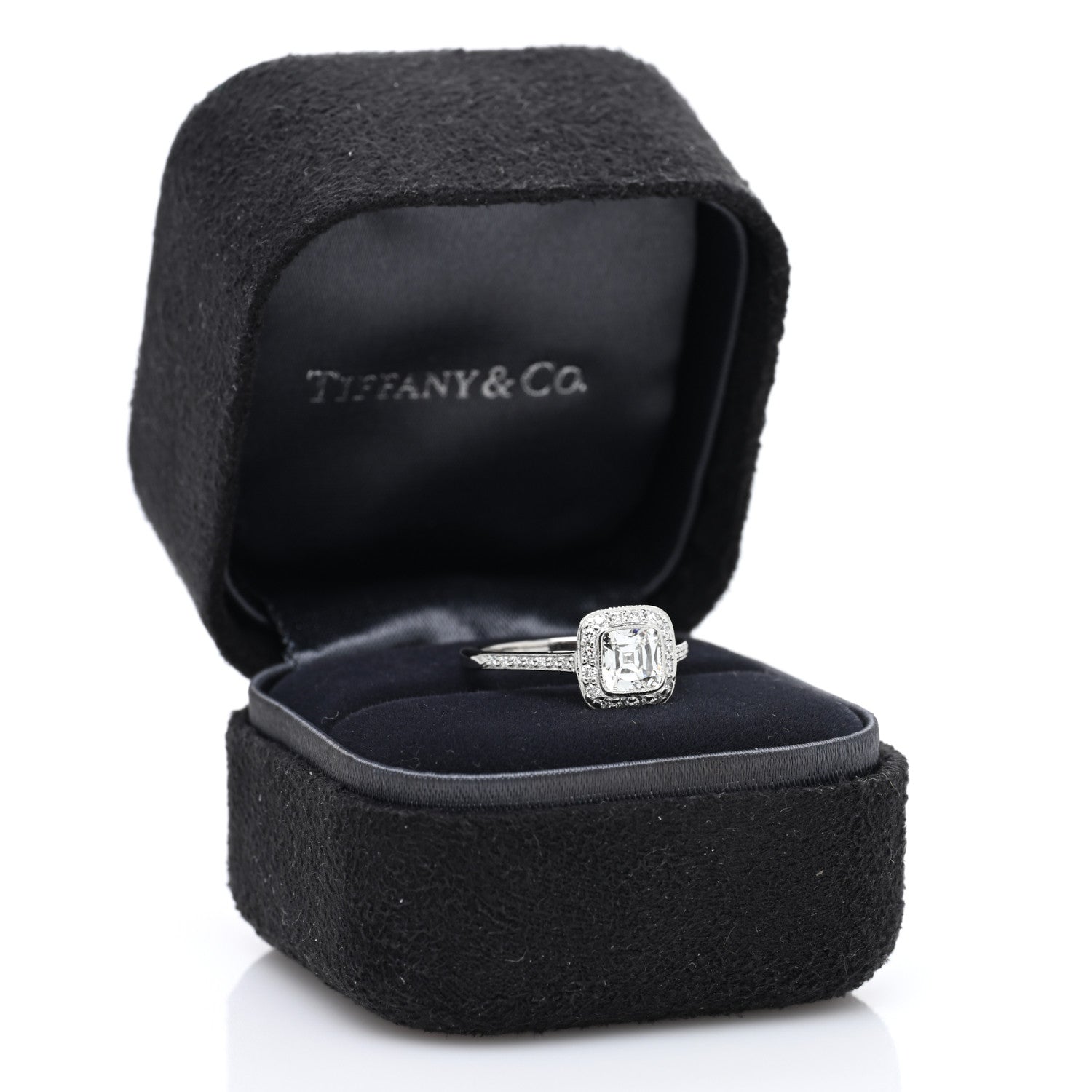 Tiffany Platinum Diamond .86ct Legacy Engagement Ring 48 4.5 5 of 5