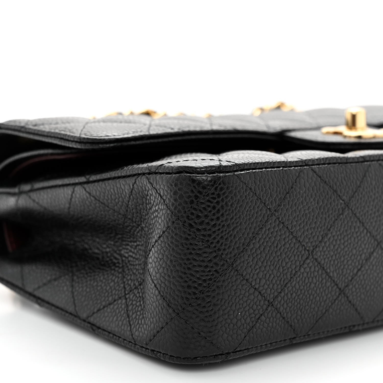 Chanel Caviar Quilted Medium Double Flap Black 9 of 11