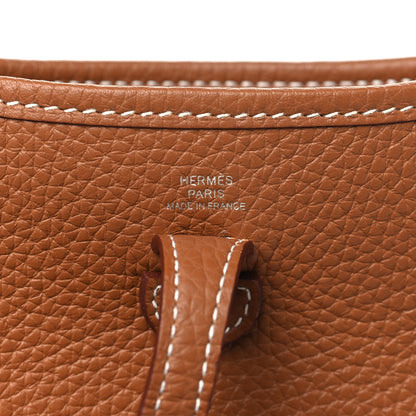 Hermes Taurillon Clemence Evelyne TPM Gold 6 of 11