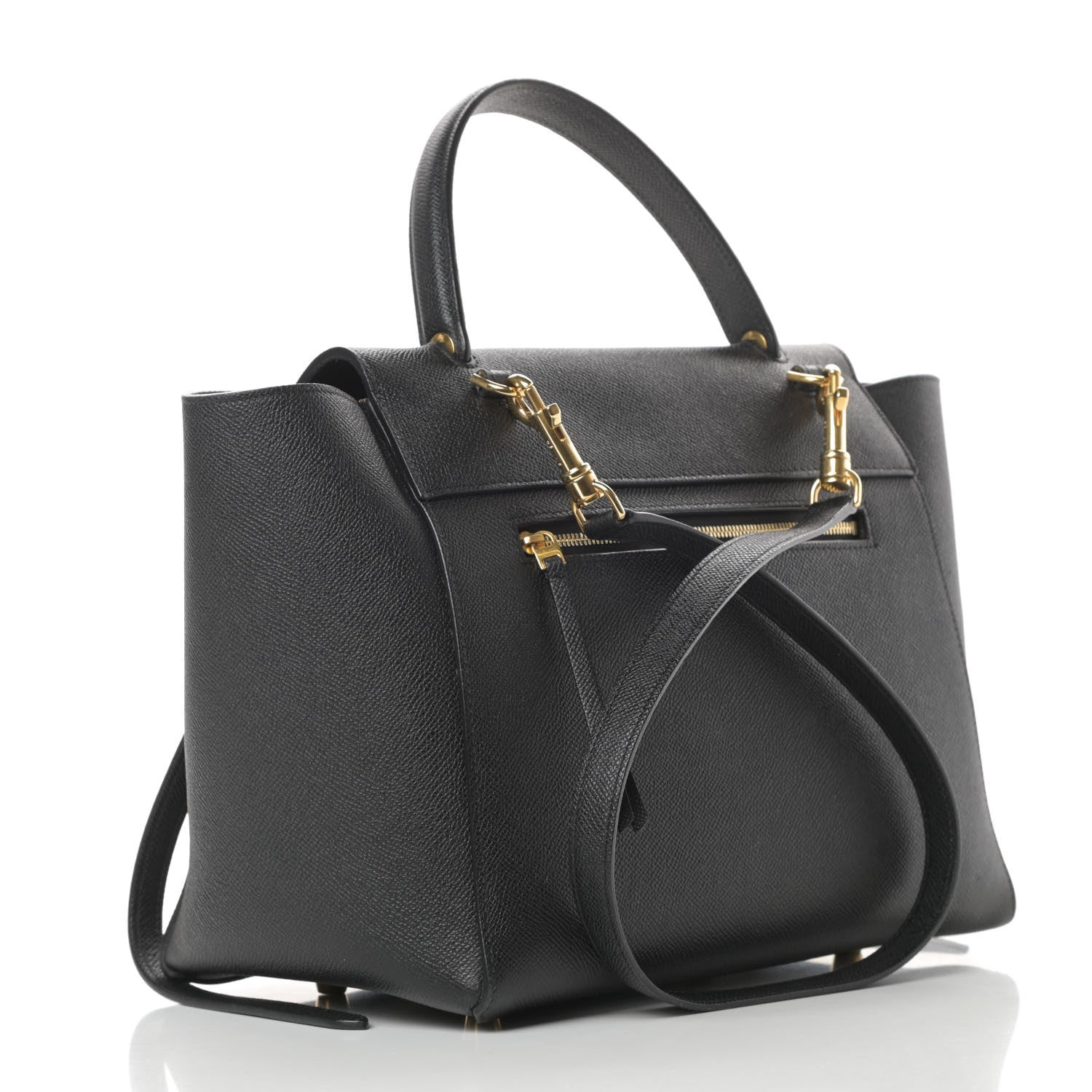 Celine Grained Calfskin Mini Belt Bag Black 3 of 11