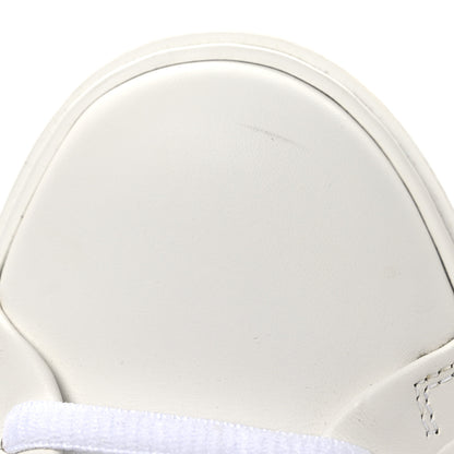 Louis Vuitton Lambskin Embossed Monogram Time Out Sneakers 37.5 White 12 of 14
