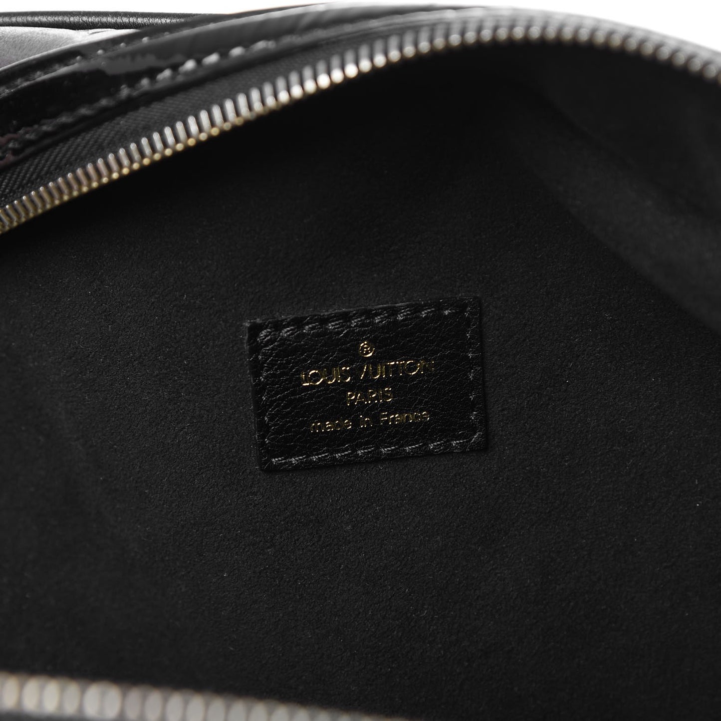 Cuir Patent Embossed Monogram Alizee Grey