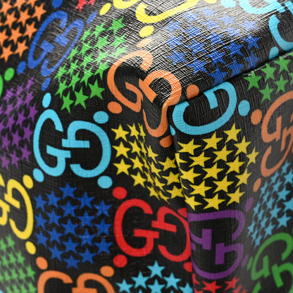 Gucci GG Supreme Monogram Psychedelic Duffle Backpack Black Multicolor 5 of 10
