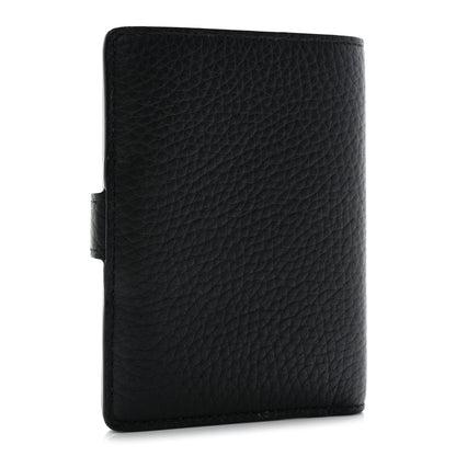 Louis Vuitton Taurillon Capucines Vertical Compact Wallet Black 3 of 7