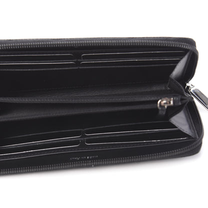 Chanel Caviar Large Timeless CC Zip Around Wallet Black 5 of 9