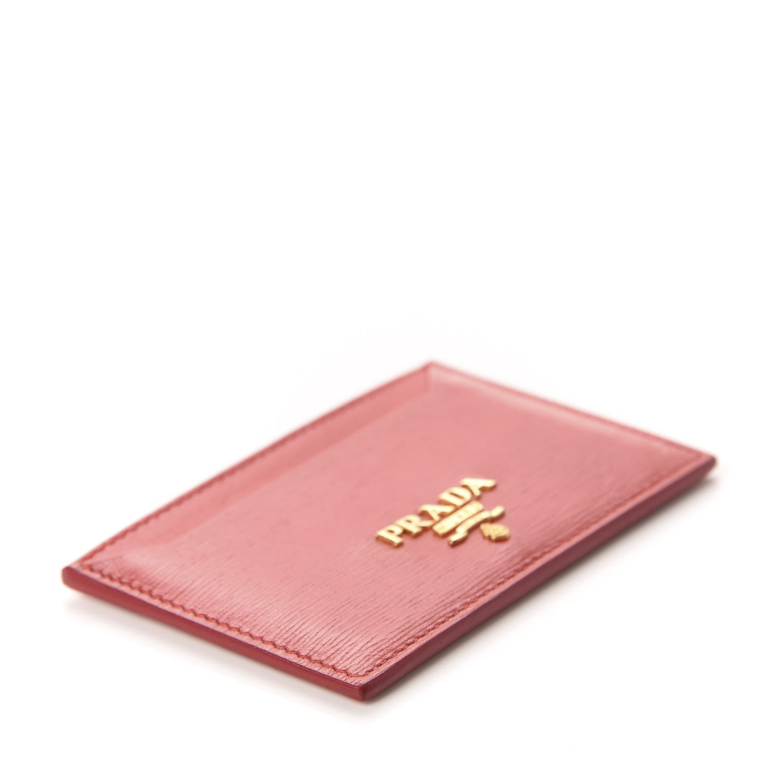 Prada Vitello Move Metal Card Case Lacca 4 of 6