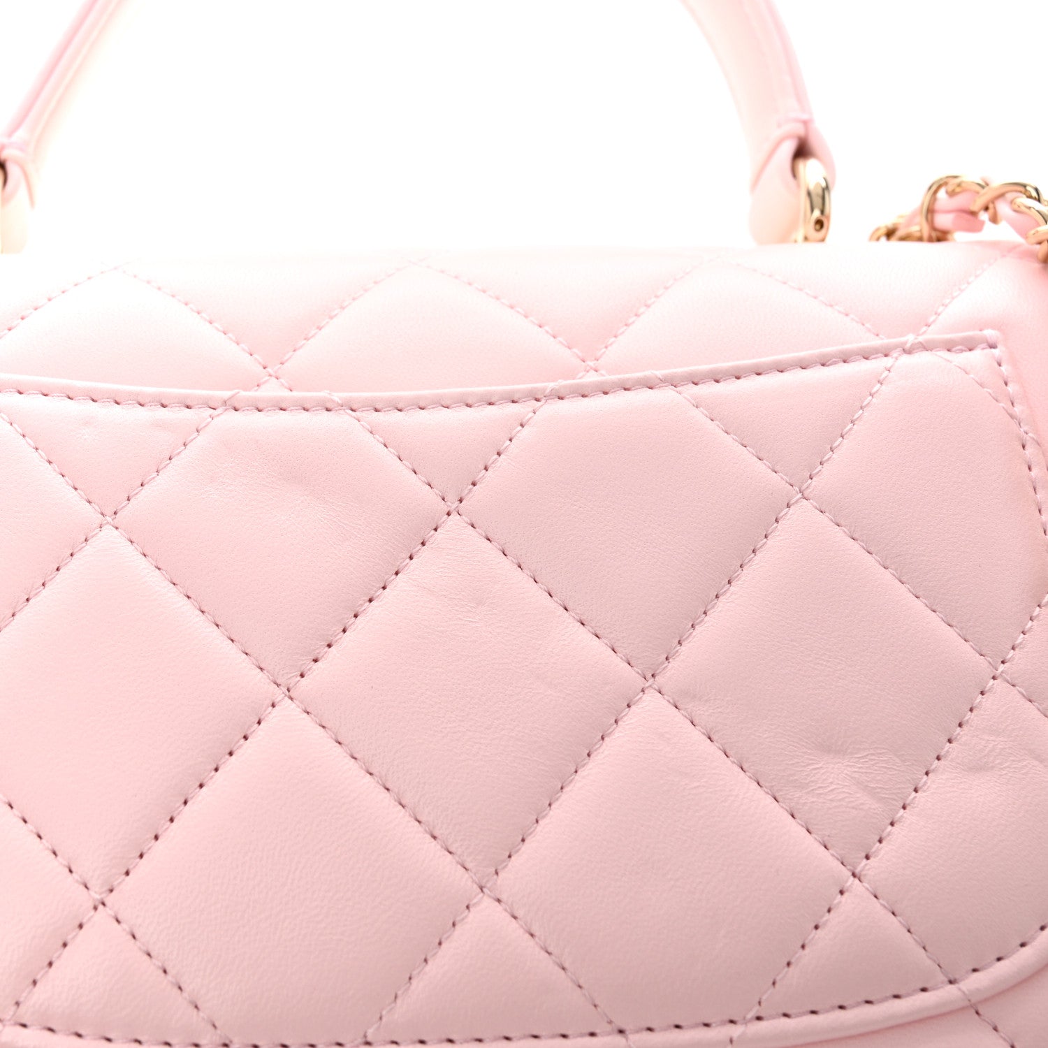 Chanel Lambskin Quilted Small Trendy CC Flap Dual Handle Bag Light Pink 11 of 12