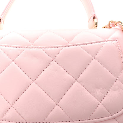 Chanel Lambskin Quilted Small Trendy CC Flap Dual Handle Bag Light Pink 11 of 12