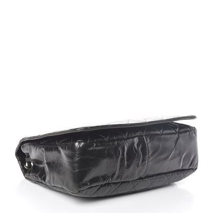 Chanel Glazed Calfskin Quilted CC Messenger Bag Black 4 of 10