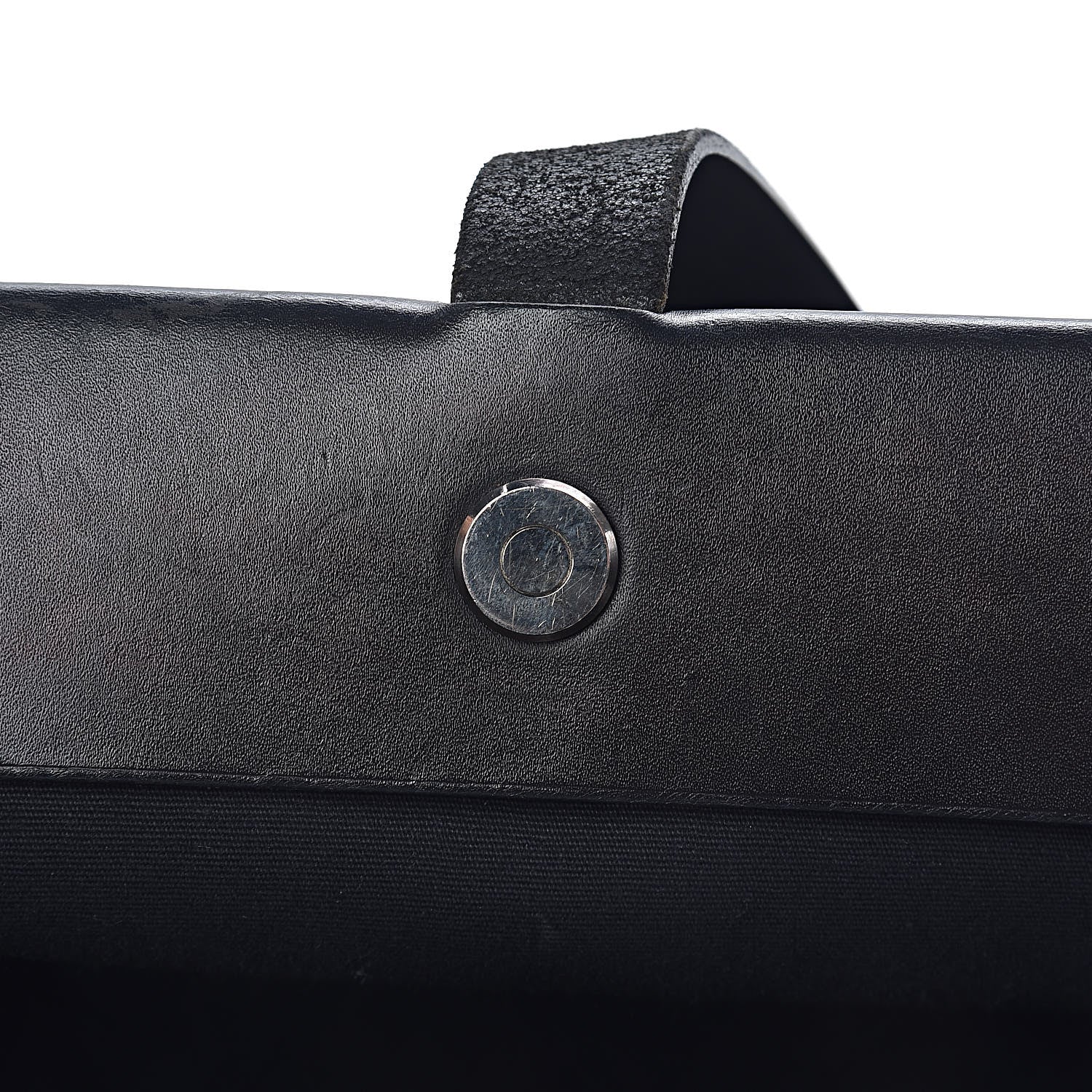 Hermes Toile Vache Hunter Herbag Cabas MM Black 13 of 20