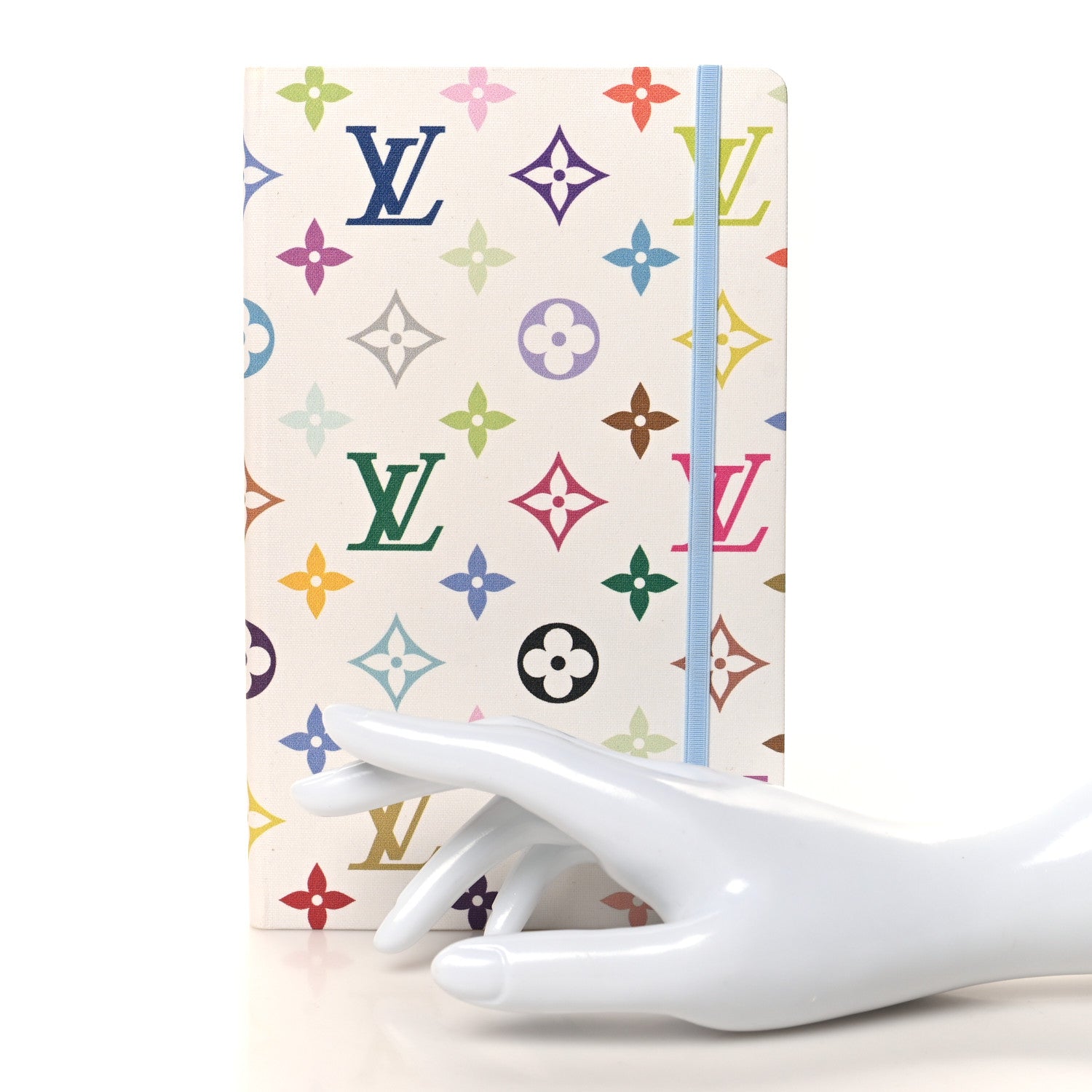 Louis Vuitton LV x TM Monogram Multicolor Jane Notebook MM  White 2 of 7