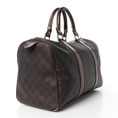 Gucci GG Supreme Monogram Medium Joy Boston Dark Brown Bronze 3 of 16