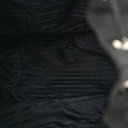 Prada Nylon Vela Medium Backpack Black 5 of 10