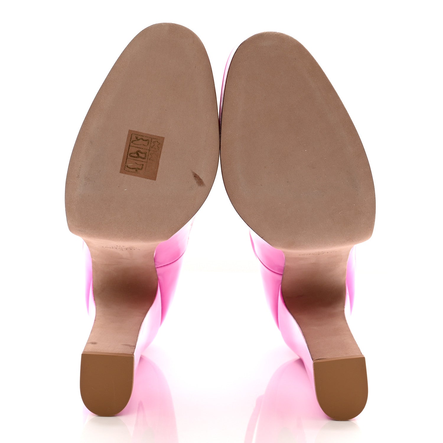 Valentino Garavani Patent Tan-Go 50/155mm Platform Pumps 40 Pink PP 5 of 8