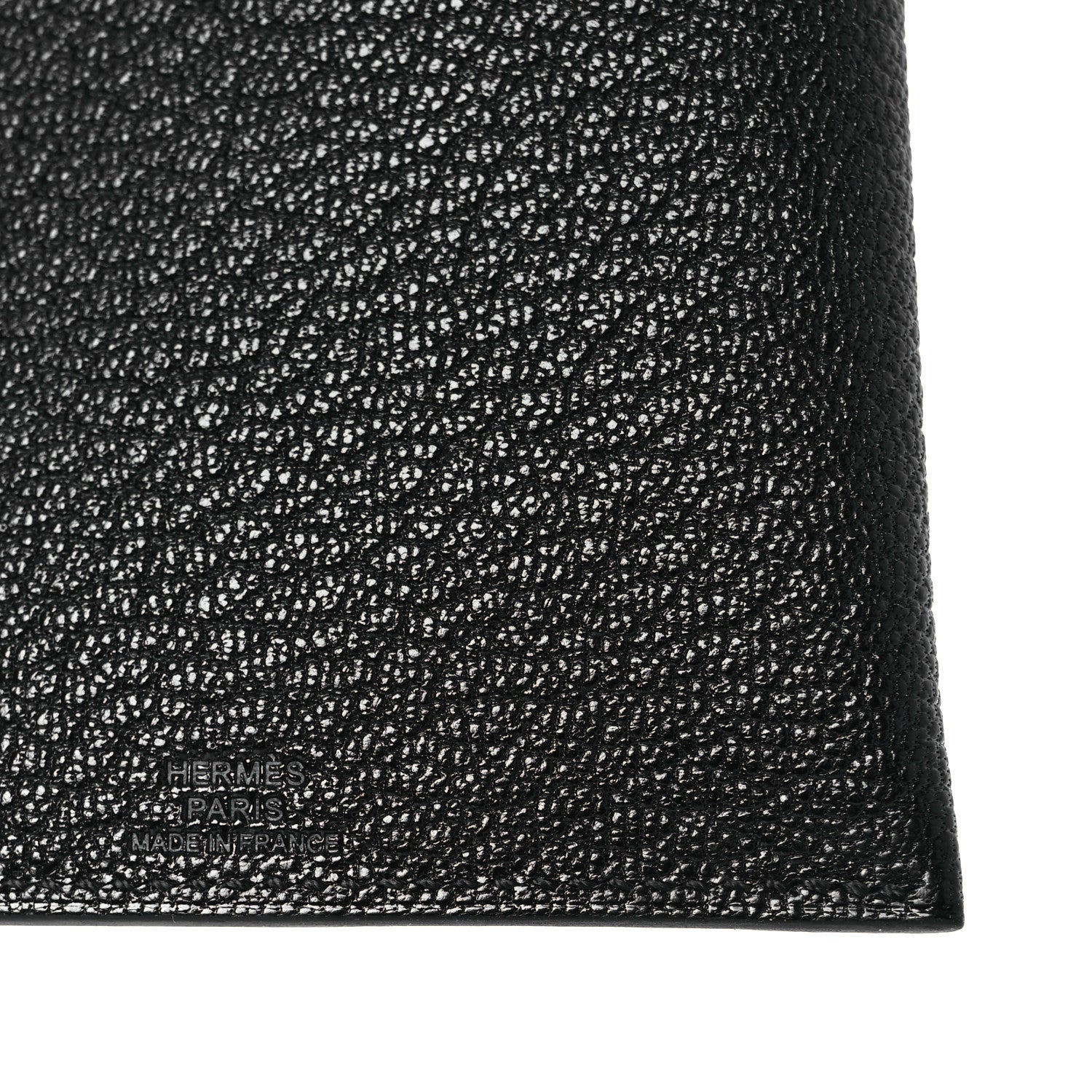 Hermes Chevre Mysore Tarmac PM Passport Holder Black 6 of 8