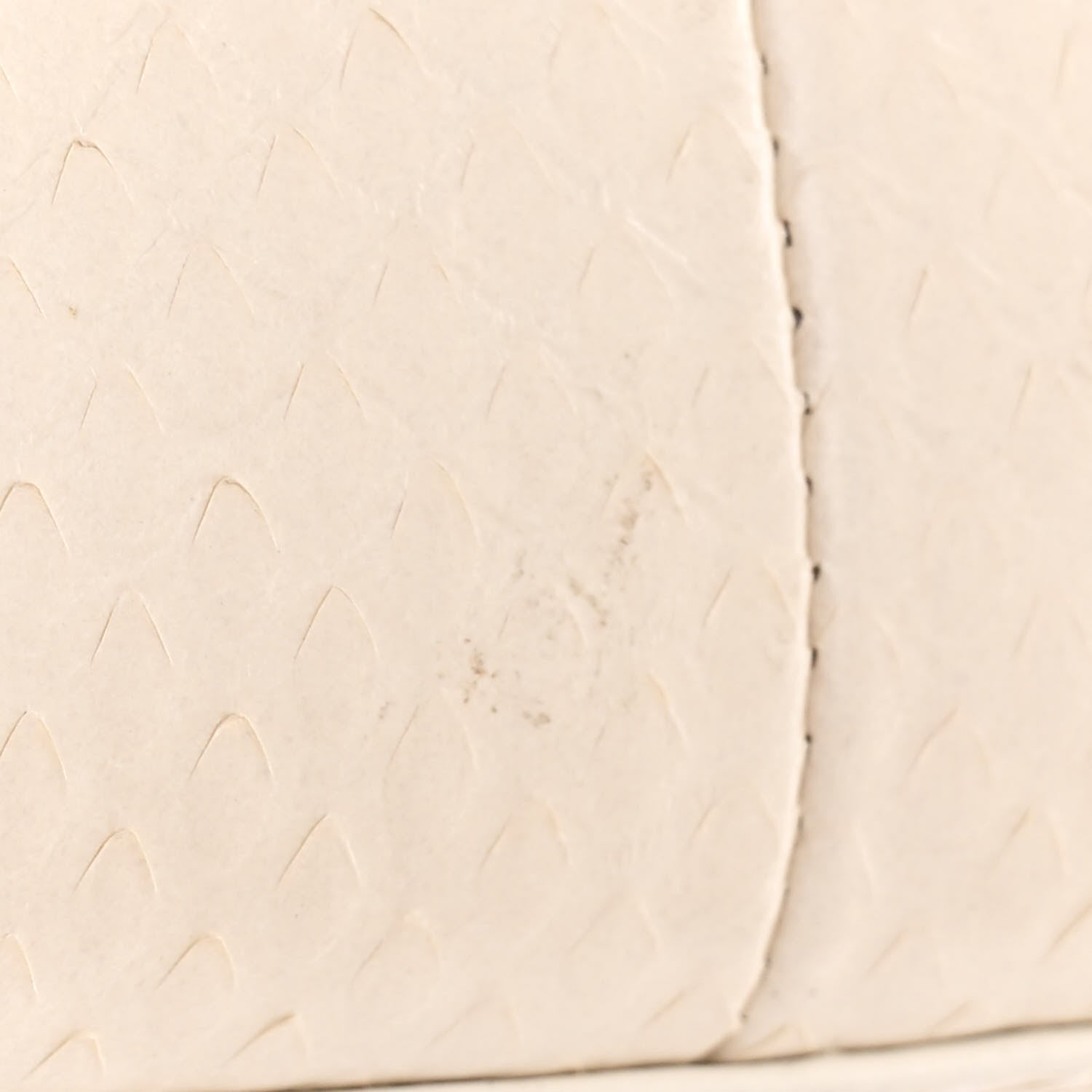 Saint Laurent Snakeskin Small Classic Monogram Kate Tassel Satchel Alabaster 11 of 15