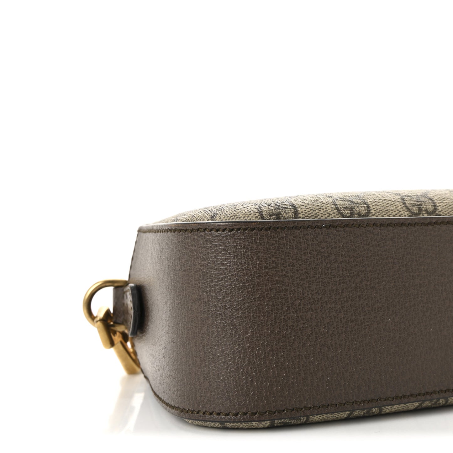 GG Supreme Monogram Web Neo Vintage Shoulder Bag Beige New Acero Crop