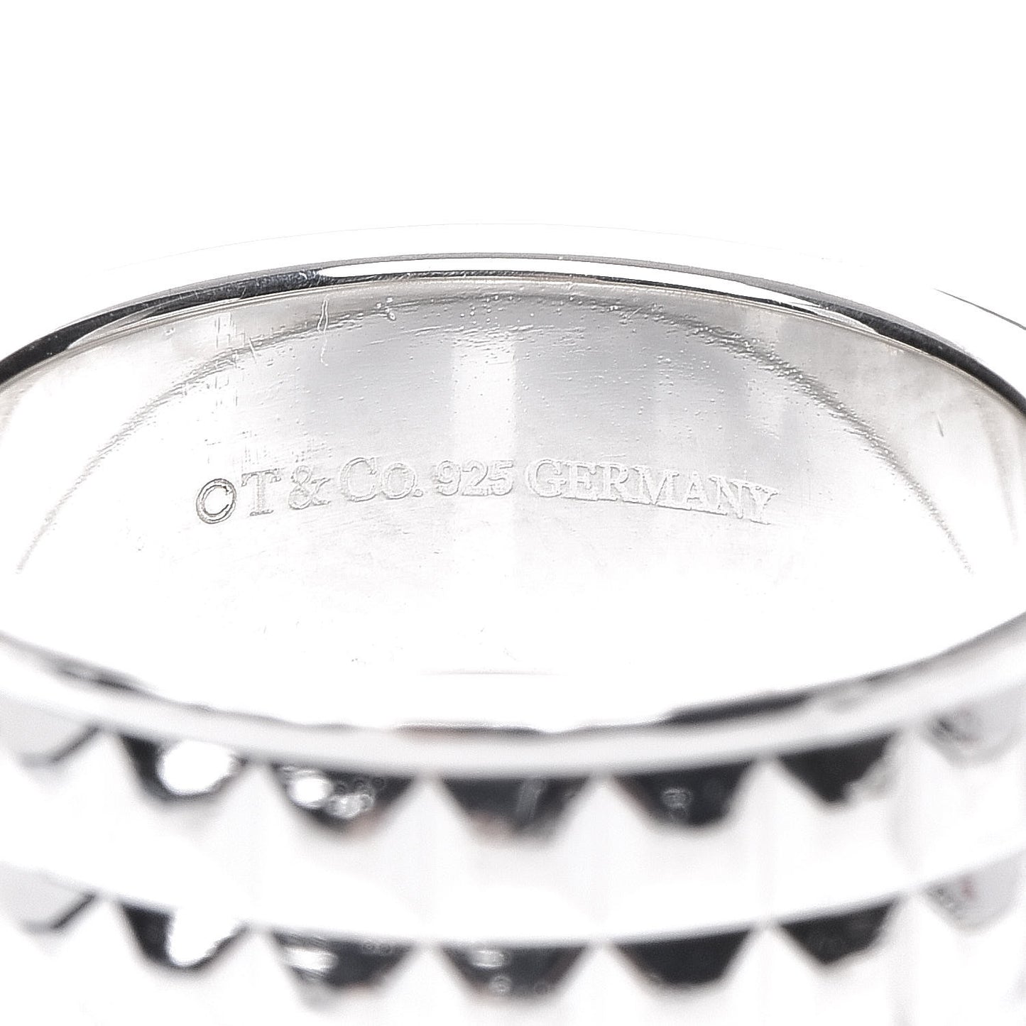 Sterling Silver Pyramid Ring 59 8.75