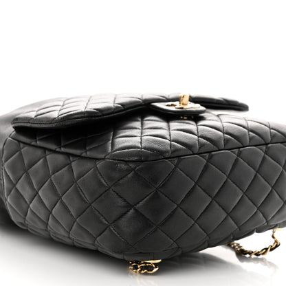 Chanel Lambskin Quilted Large In Seoul Backpack Black 9 of 11