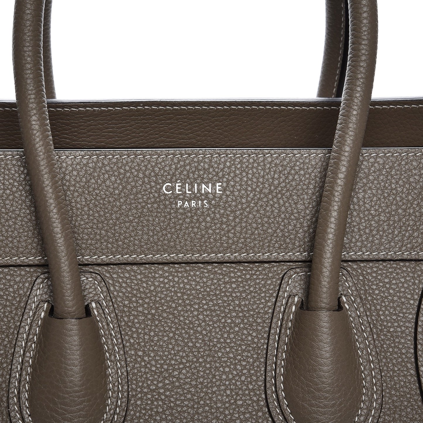 Drummed Calfskin Micro Luggage Souris